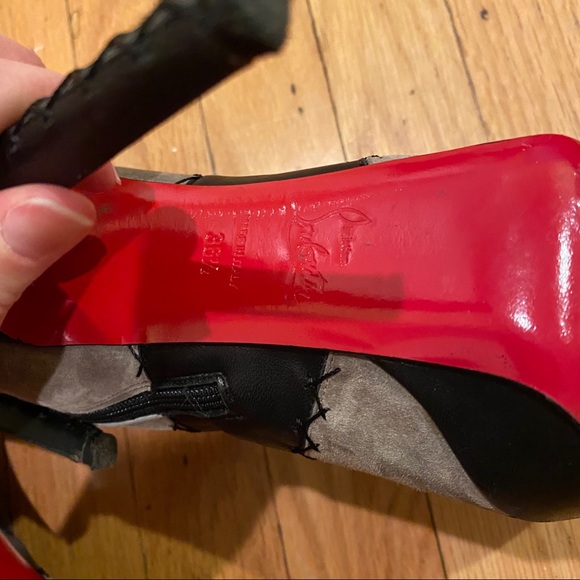 CHRISTIAN LOUBOUTIN PLATFORM BOOTIES - Picture 2 of 10